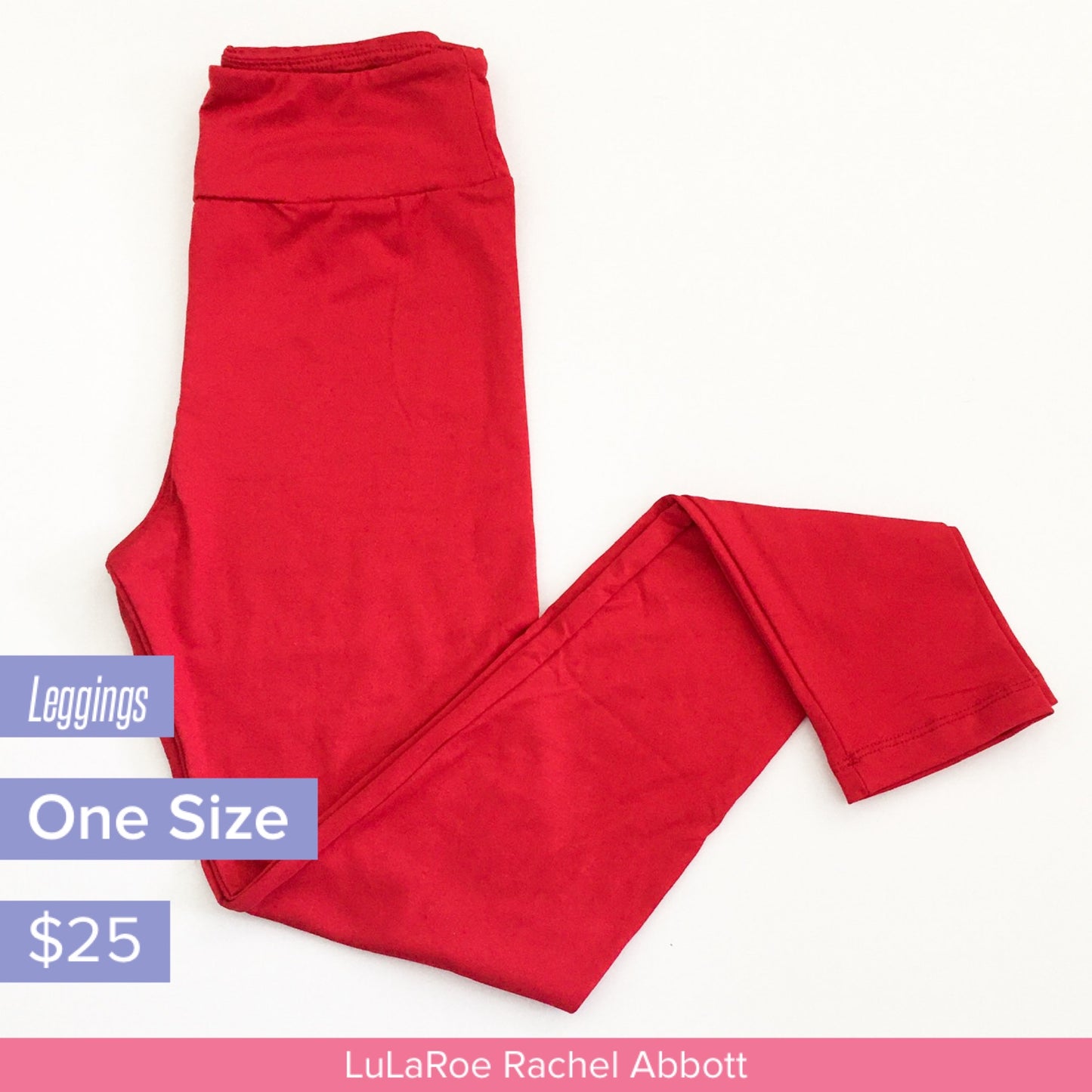 Solid Leggings: Solid Salsa Red