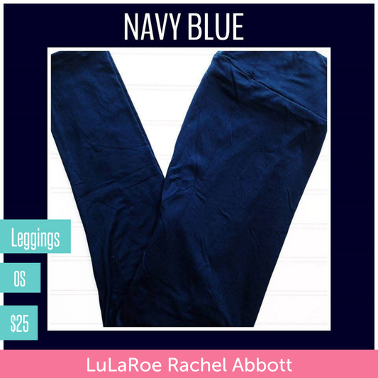 Solid Navy Leggings