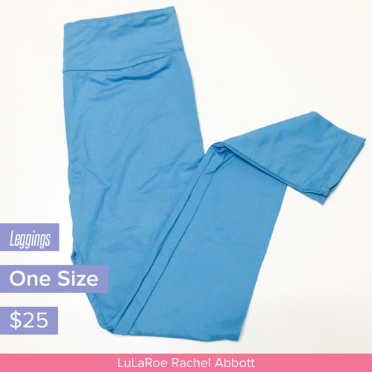 Solid Leggings: Solid Baby Blue