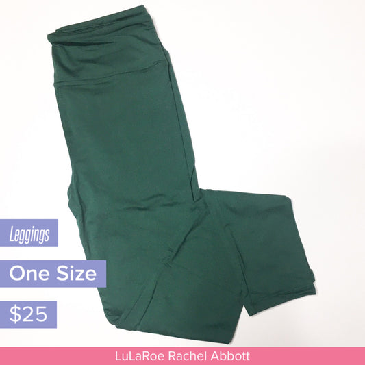 Solid Leggings: Solid Hunter Green Leggings
