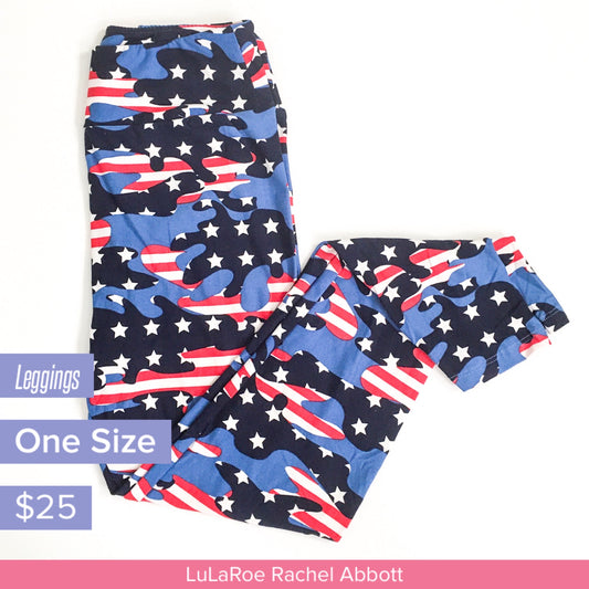 Americana - United & Strong Leggings Camo Stars and Stripes